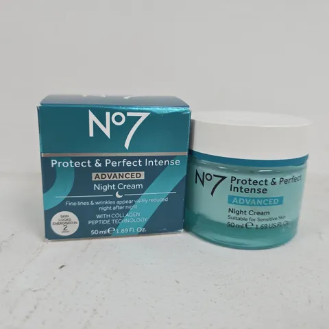 BOXED NO7 PROTECT & PERFECT INTENSE ADVANCED NIGHT CREAM (50ML)