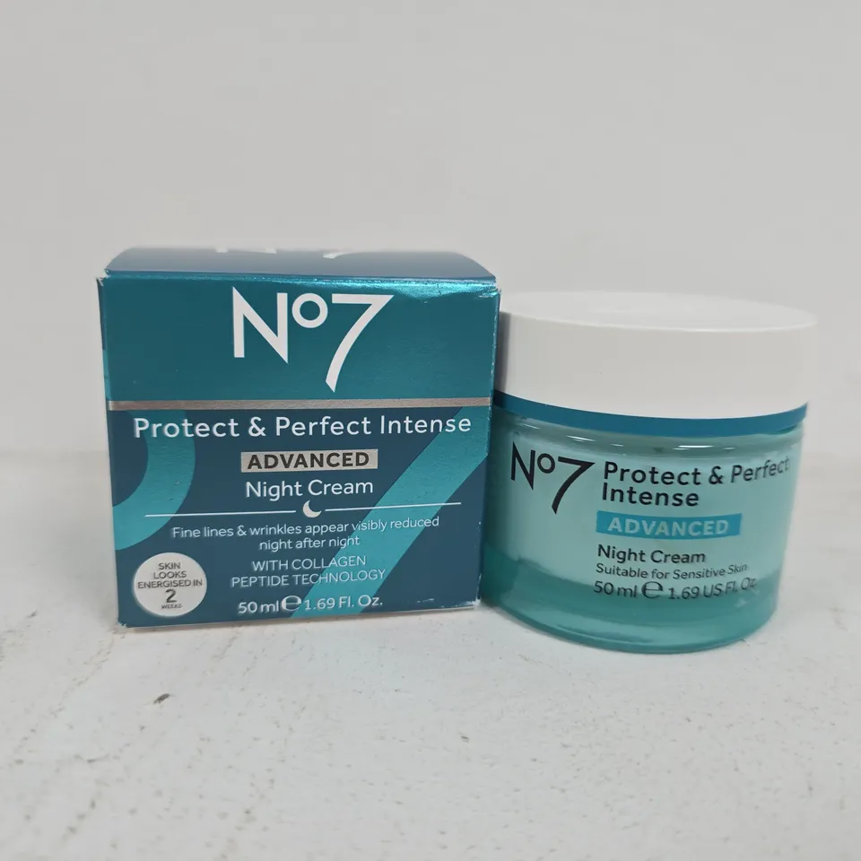 BOXED NO7 PROTECT & PERFECT INTENSE ADVANCED NIGHT CREAM (50ML)