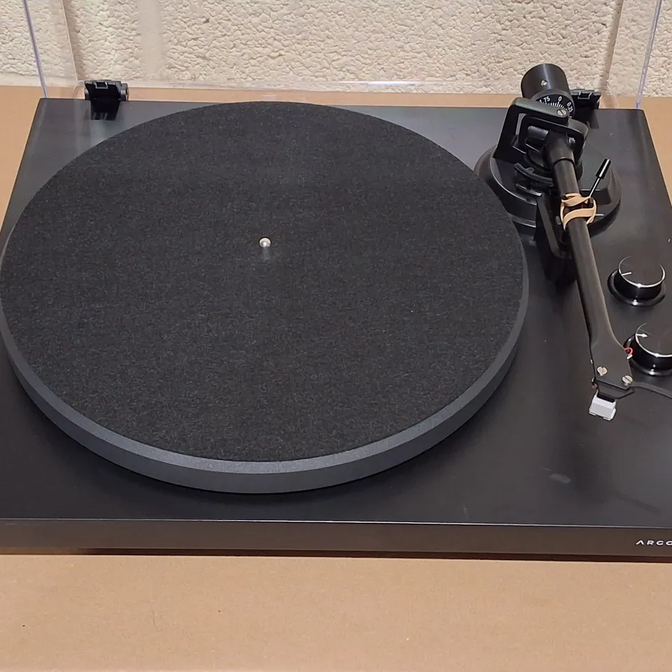 BOXED ARGON TT MK2 TURNTABLE IN BLACK - ARGTTMK2BK