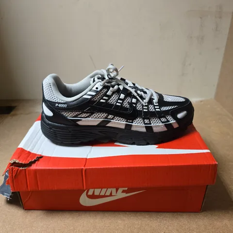 NIKE P-6000 SNEAKERS – WHITE/BLACK, UK 7