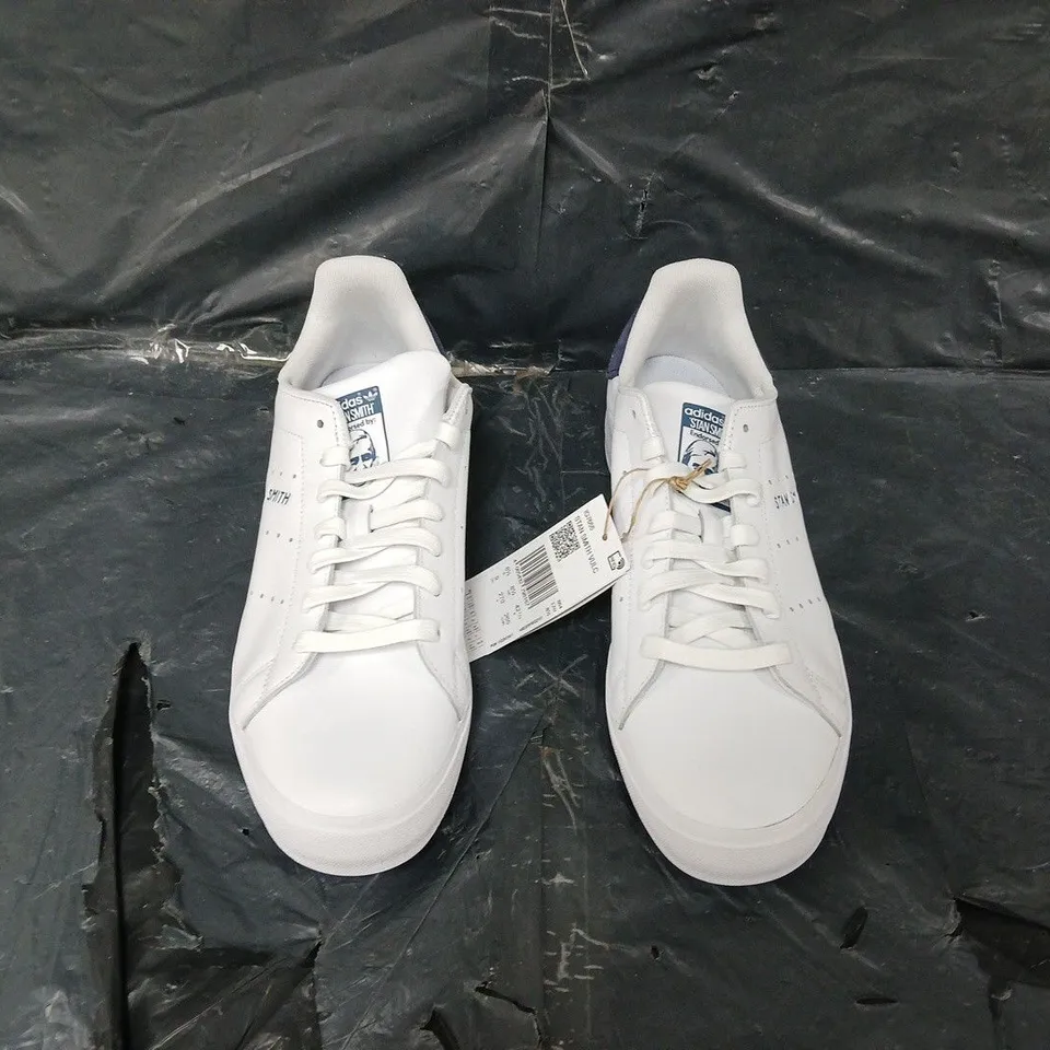 UNBOXED PAIR OF ADIDAS STAN SMITH WHITE/BLUE UK 8.5 