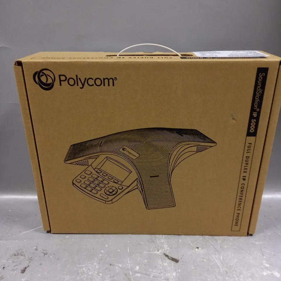 BOXED POLYCOM SOUNDSTATION IP 5000 FULL DUPLEX IP CONFERENCE TELEPHONE 