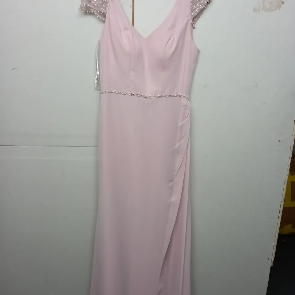 true bride apricot pink occasion dress - 12