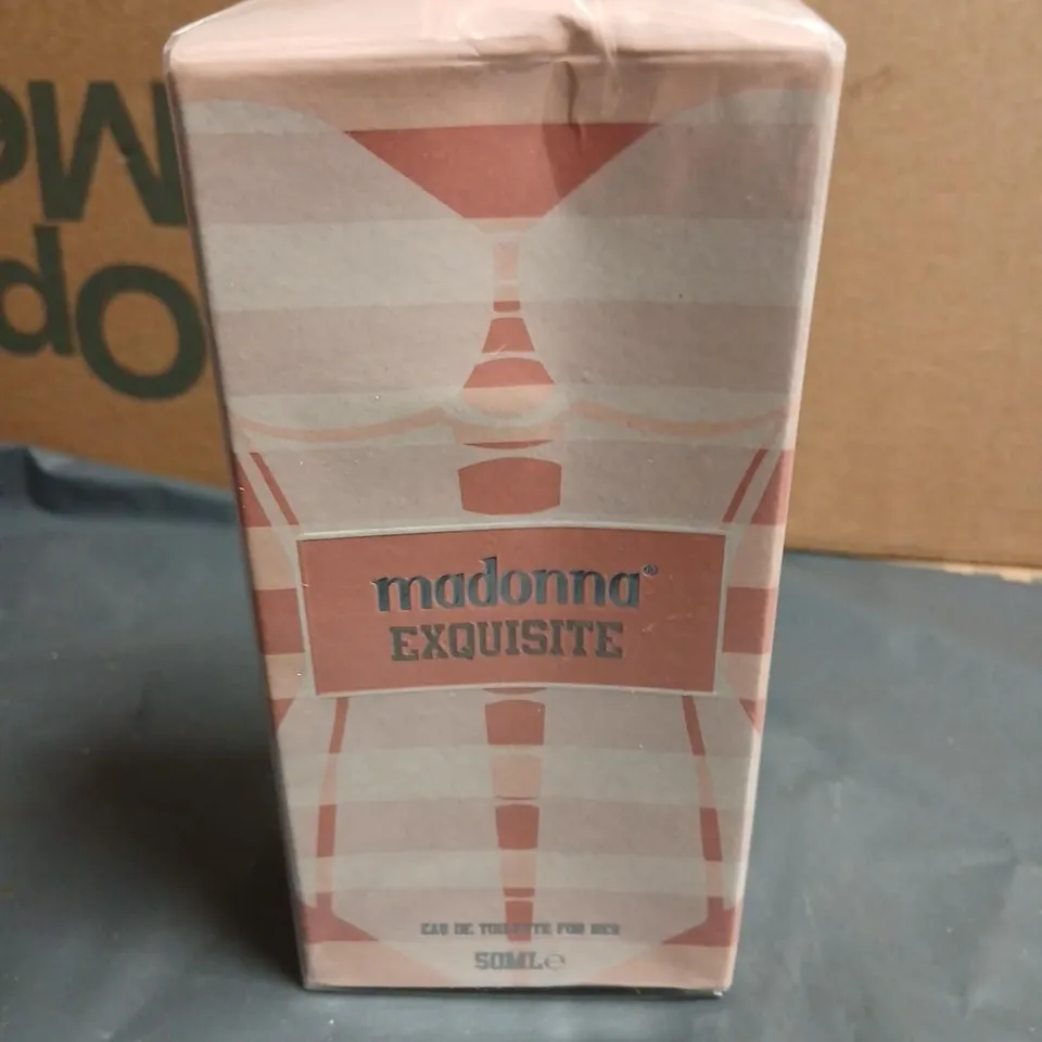 BOXED AND SEALED MADONNA EXQUISTITE EAU DE TOILETTE 50ML 