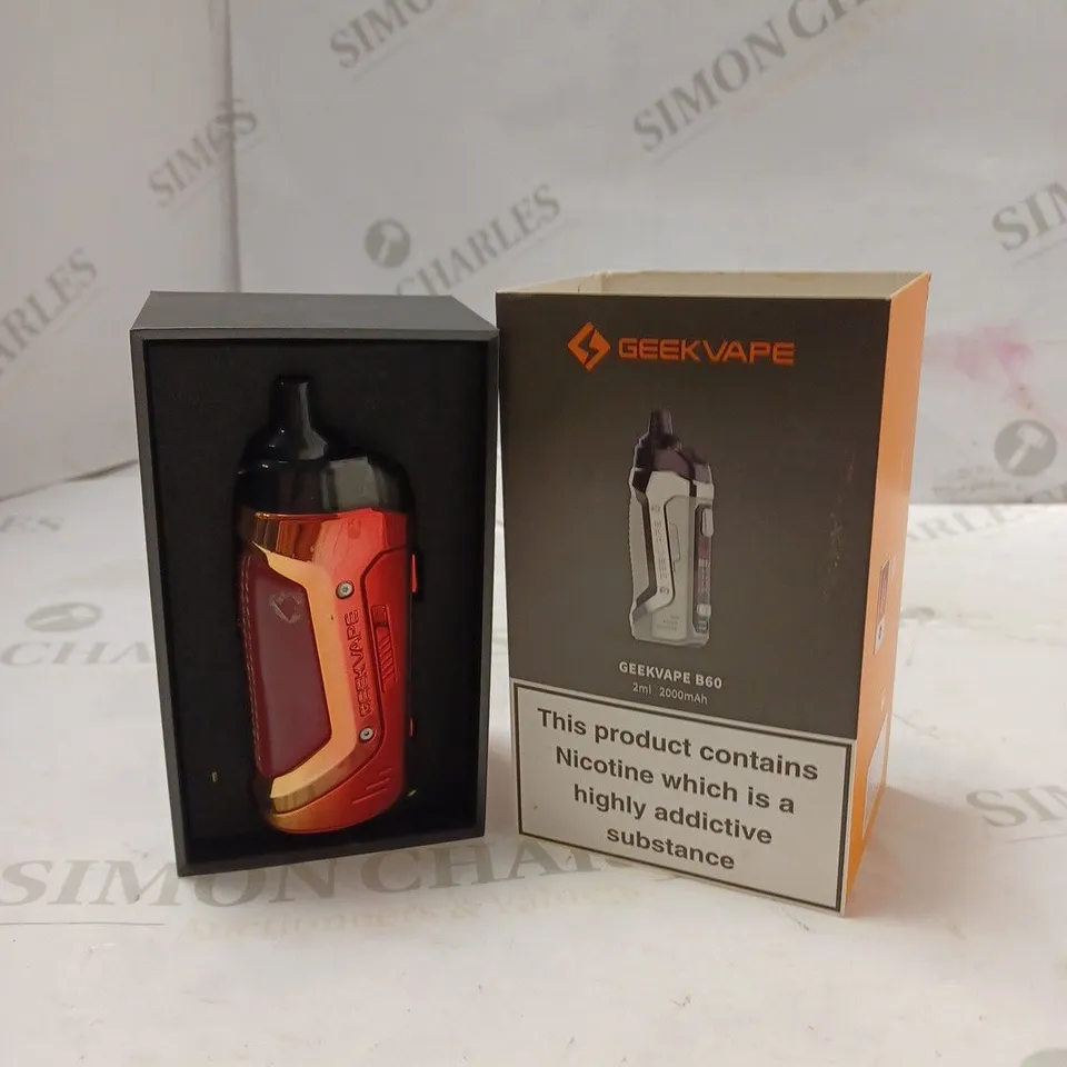 BOXED GEEK VAPE GEEKVAPE B60 - GOLDEN RED. 