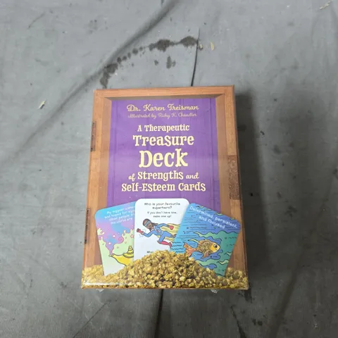 DR. KAREN TREISMAN – A THERAPEUTIC TREASURE DECK OF STRENGTHS AND SELF-ESTEEM CARDS (80 CARDS)