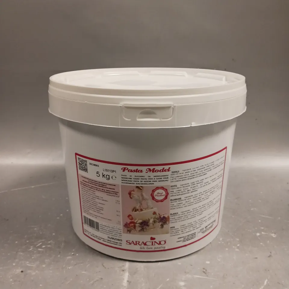 SEALED SARACINO MODELLING SUGAR PASTE - 5KG - COLLECTION ONLY 
