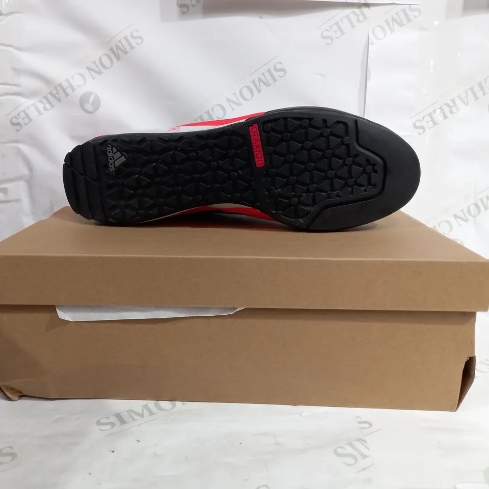 PAIR OF ADIDAS TERREX SWIFT SOLO 2 IN RED/BLACK/LIGHTGREY -US SIZE 12 