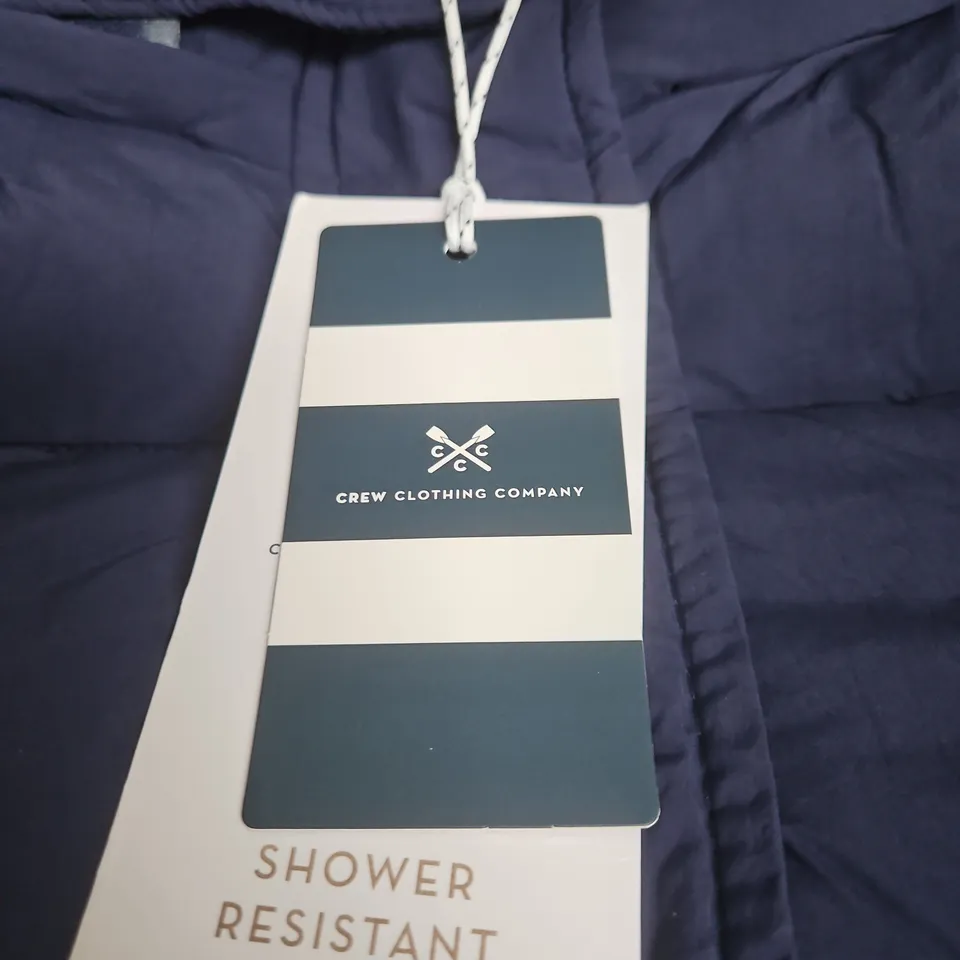 CREW CLOTHING COMPANY BLUE MIDWEIGHT SHORT COAT SIZE 10