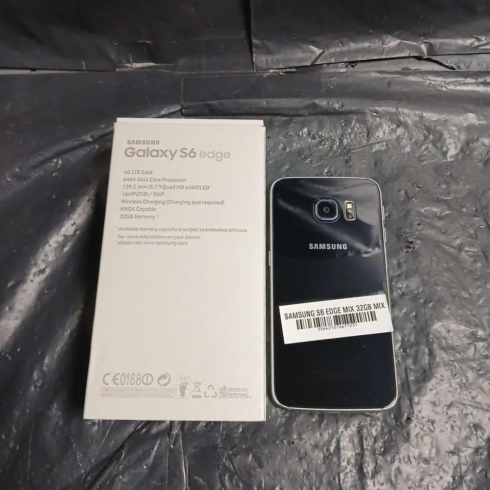 SAMSUNG GALAXY S6 EDGE SMARTPHONE 32GB – BLACK, BOXED