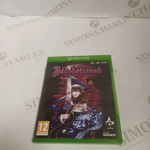 XBOX ONE BLOODSTAINES RITUAL OF THE NIGHT