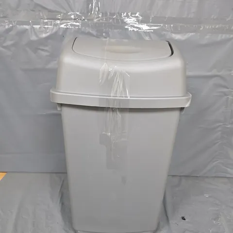 25L GREY PLASTIC BIN