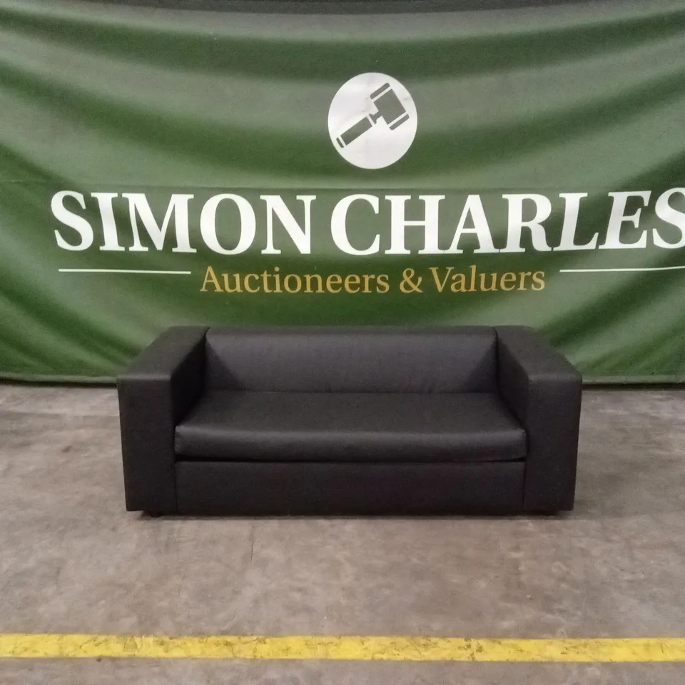 CLARKE FAUX LEATHER SOFA BED RRP £820