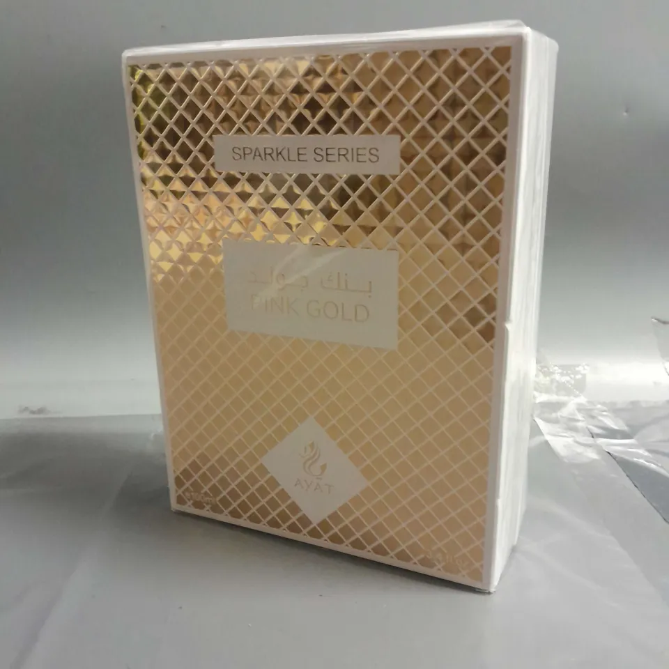 BOXED AND SEALED AYAT PINK GOLD SPARKLE SERIES EXTRAIT DE PARFUM 100ML