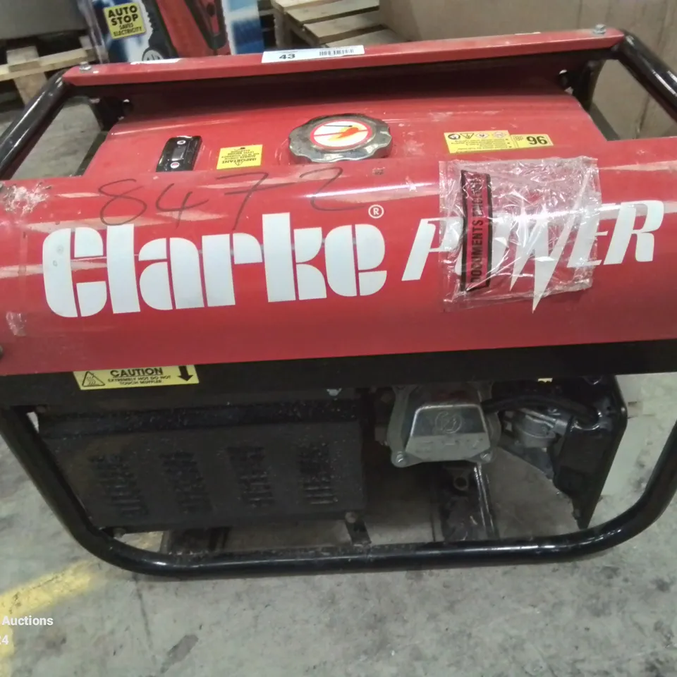 CLARKE POWER PETROL GENERATOR