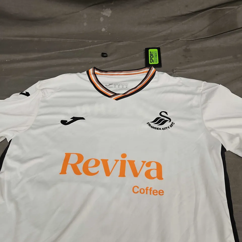 SWANSEA CITY FC HOME JERSEY - HUSBAND 25 - SIZE M