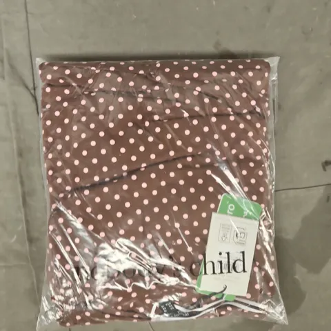 BAGGED NOBODY'S CHILD YUKI MINI DRESS IN BROWN SIZE UK 18