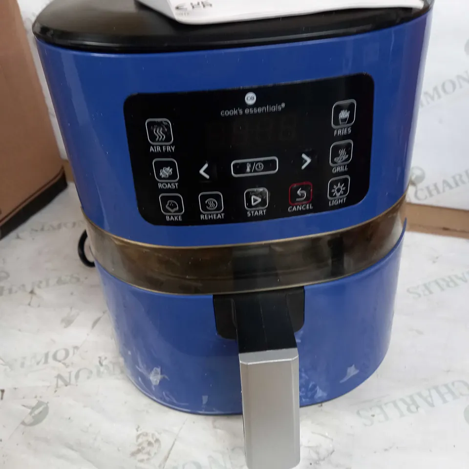 COOK'S ESSENTIALS 4.0L AIR FRYER - SAPPHIRE