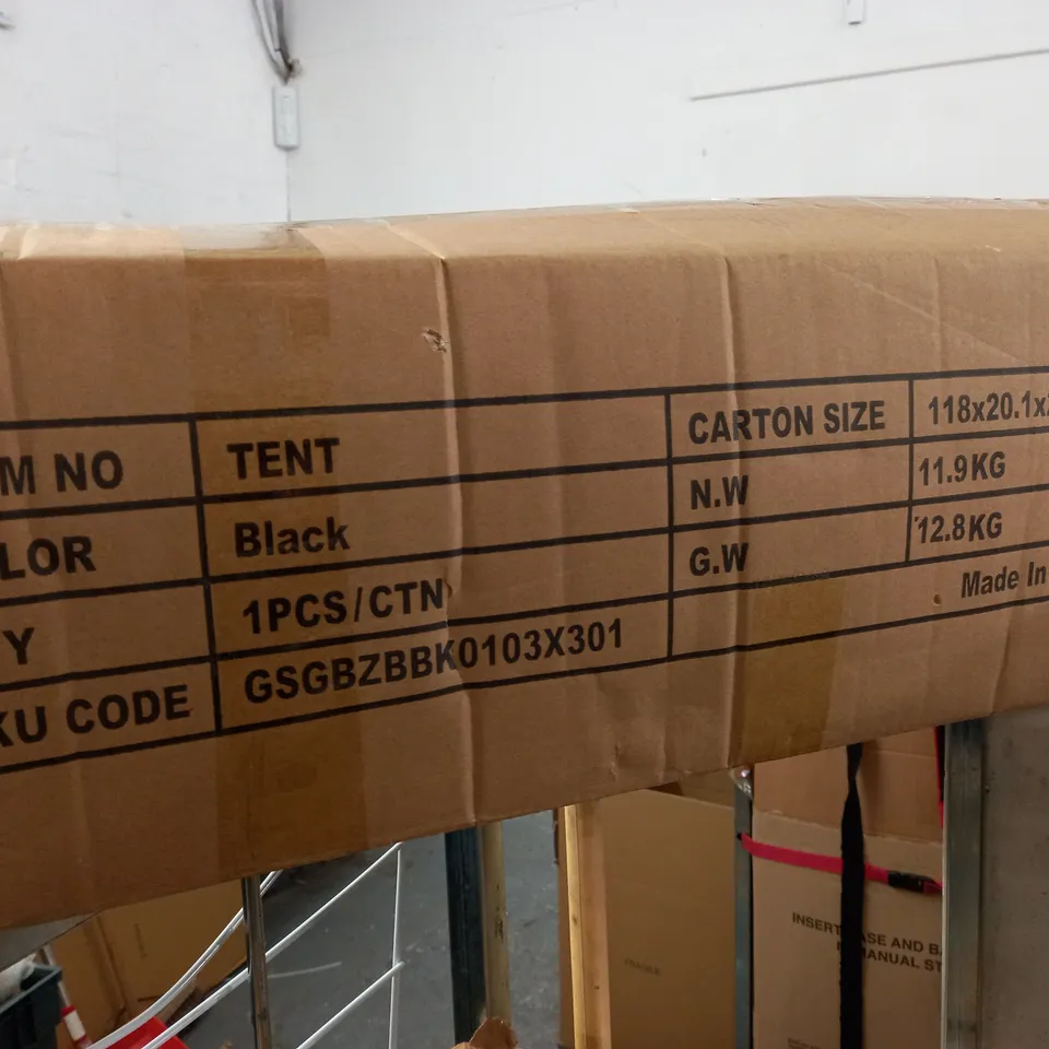 BOXED BLACK TENT - 1PCS/CTN  /  COLLECTION ONLY