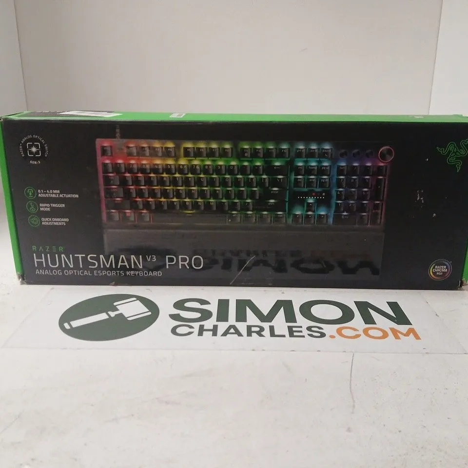 BOXED RAZER HUNTSMAN V3 PRO ESPORTS KEYBOARD