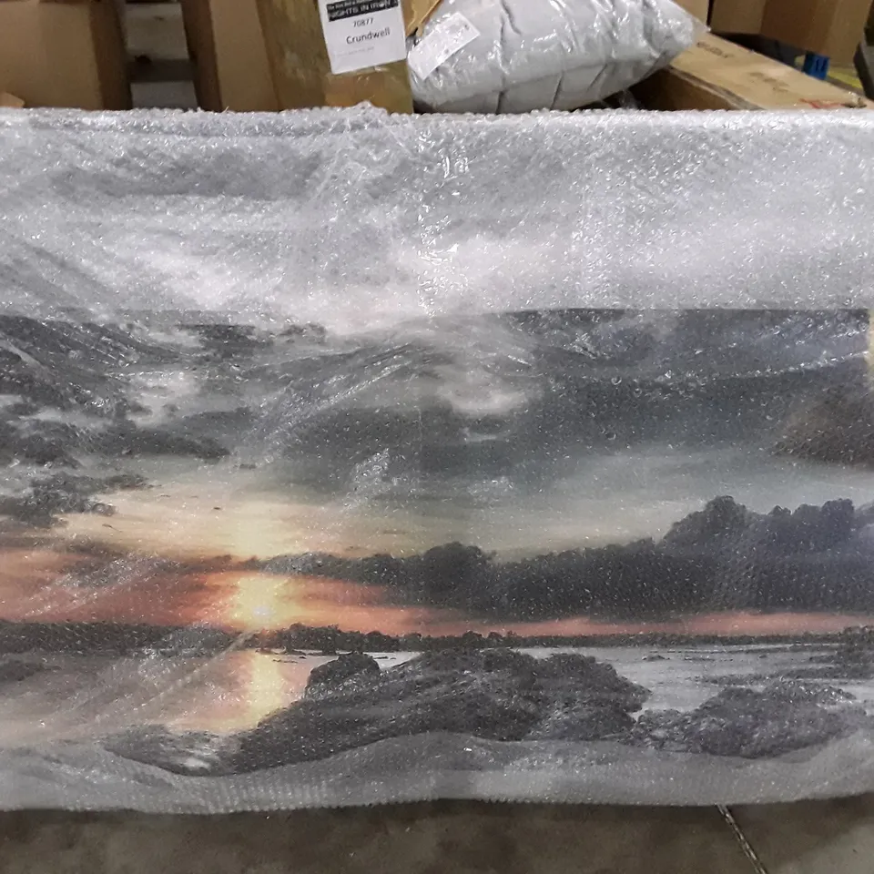 SUNSET STORM SUNSET - WRAPPED CANVAS