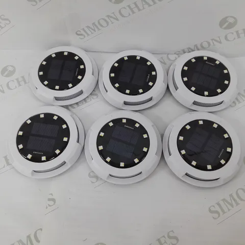BOXED BELL & HOWELL DUAL FUNCTION SET OF 6 LED ULTIMATE DISK LIGHTS - WHITE