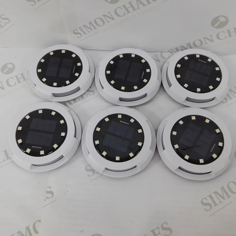 BOXED BELL & HOWELL DUAL FUNCTION SET OF 6 LED ULTIMATE DISK LIGHTS - WHITE 