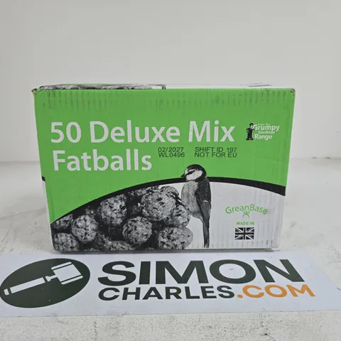 GRUMPY GARDENER RANGE 50 DELUXE MIX FAT BALLS BOXED