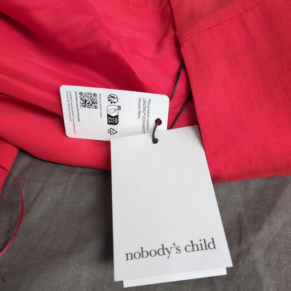 NOBODY'S CHILD REIGN MIDI DRESS RED SIZE 6