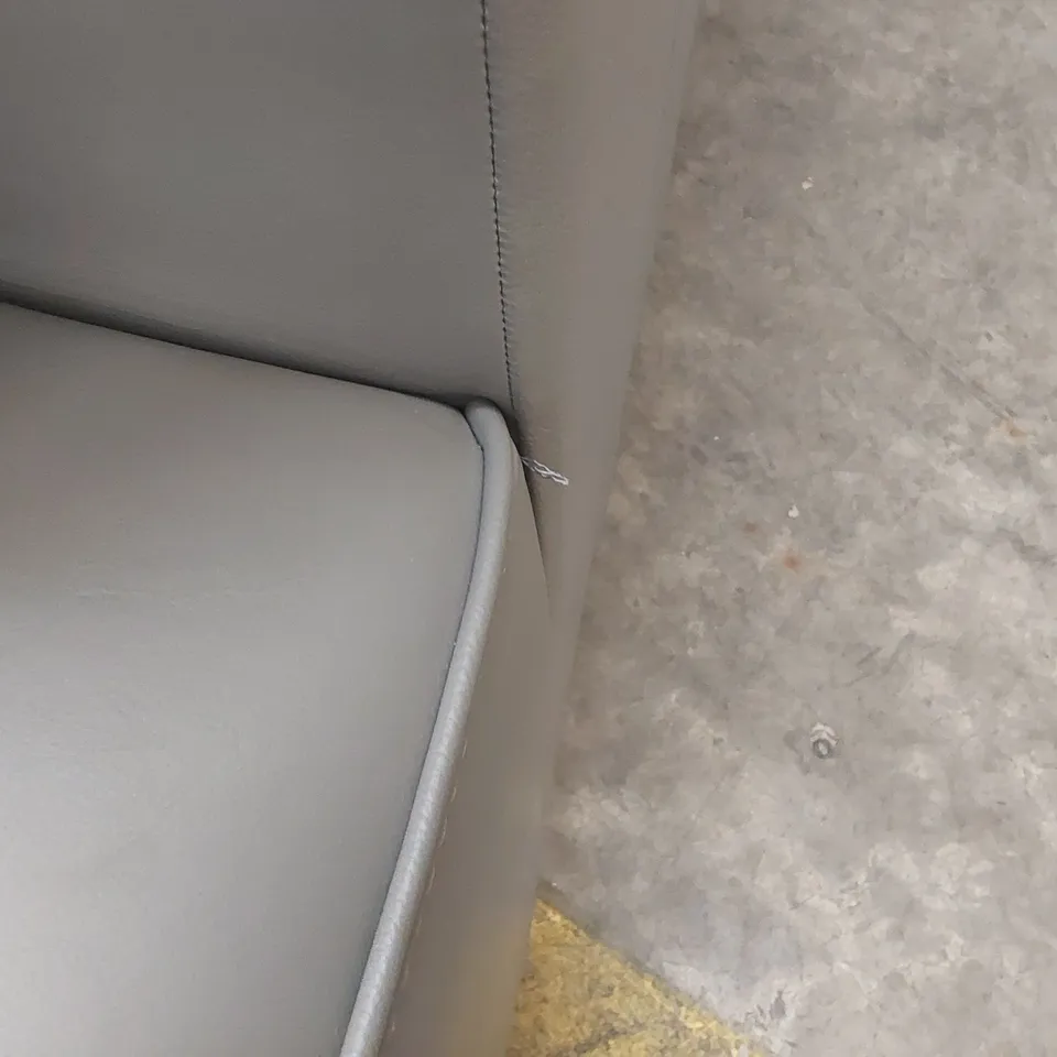 QUALITY DESIGNER ITALIAN MADE MARCOS 3 SEATER SOFA - GREY