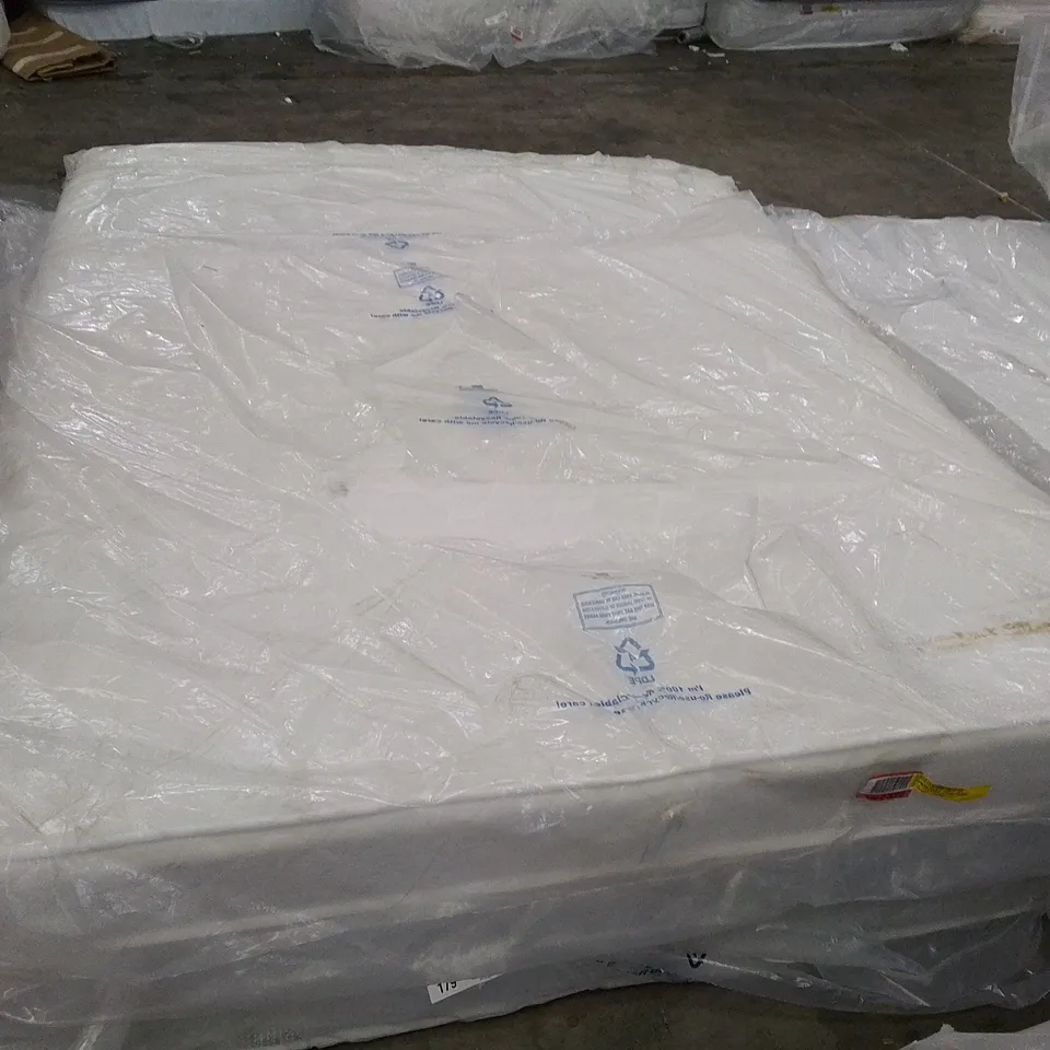 QUALITY BAGGED 4'6" DOUBLE SERENITY HYBRID POCKET SPRUNG MATTRESS