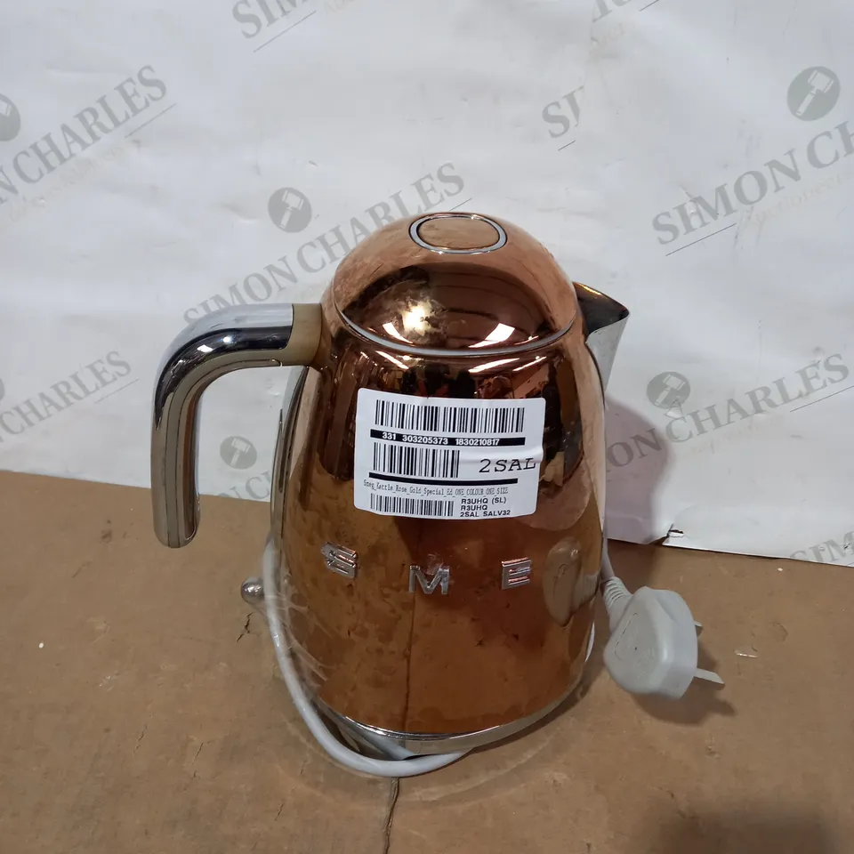 SMEG KETTLE ROSE GOLD SPECIAL EDITION RRP £179