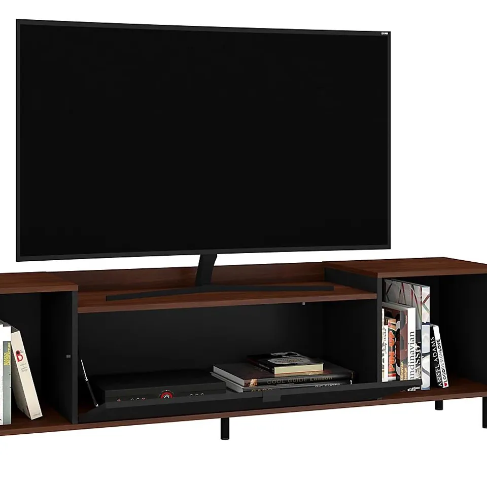 BRAND NEW BOXED MINT ESSENTIALS BROOKLYN BLACK TV UNIT- 170cm (1 BOX)