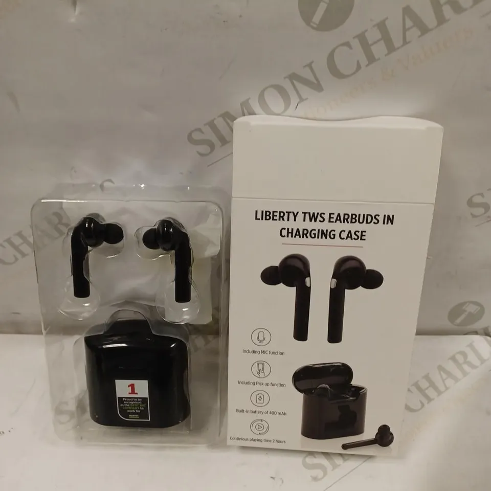 LIBERTY TWS EARBUDS WITH CHARGING CASE 