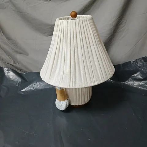 MARKS AND SPENCER TABLE LAMP WITH PLEATED LINEN SHADE UNBOXED