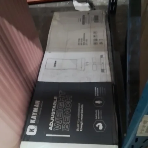 BOXED KAYMAN ADJUSTABLE WEIGHT BENCH