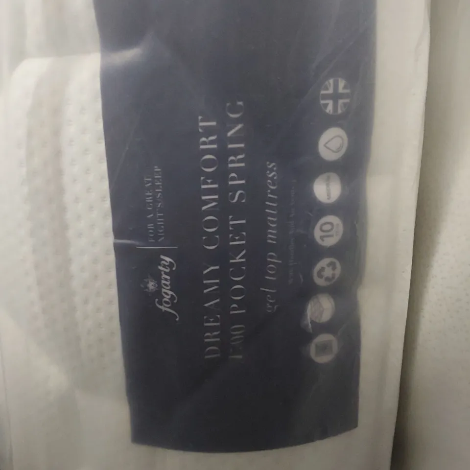 BAGGED FOGERTY 5' KINGSIZE DREAMY COMFORT 1500 POCKET MATTRESS 