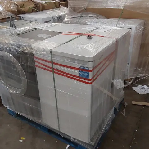 PALLET OF APPROXIMATELY 4 UNPROCESSED RAW RETURN WHITE GOODS TO INCLUDE;