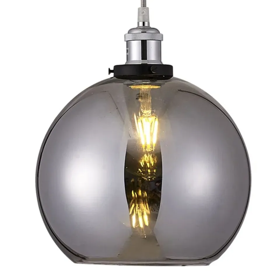 BOXED 21CM H × 25CM W GLASS PENDANT SHADE