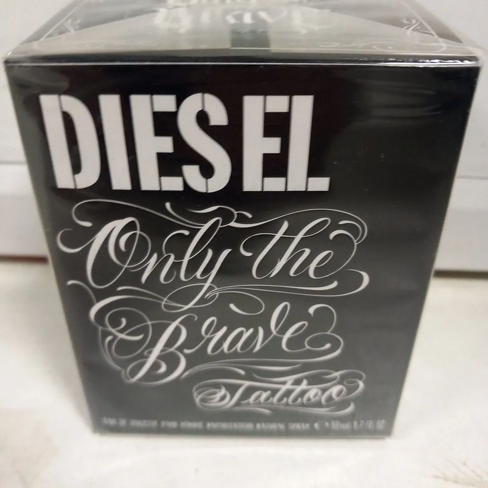 BOXED AND SEALED DIESEL ONLY THE BRAVE TATTOO EAU DE TOILETTE 50ML