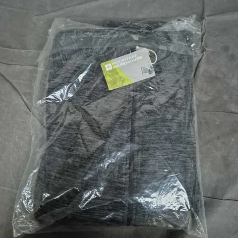 BAGGED MOUNTAIN WAREHOUSE SNOWDON FULL FLEECE II IN CHARCOAL - MEDIUM
