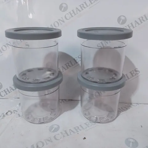 BOXED NINJA DESSERT TUBS & LIDS