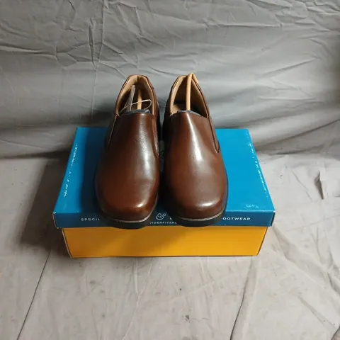 DBS SHOES DALTON BROWN LEATHER SHOES – UK 8 (US 9, EU 42)