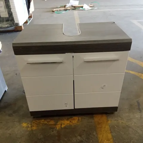 DESIGNER 2-DOOR BATHROOM VANITY UNIT