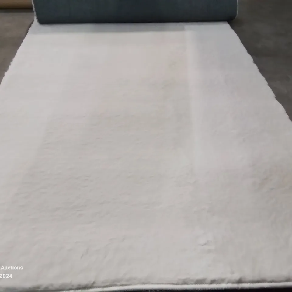 BRAND NEW PACO HOME 380 SOFT ECO CREAM 80X150CM RUG