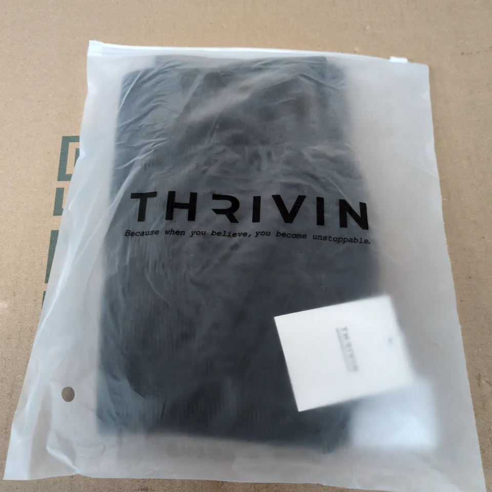 BAGGED THRIVIN SEAMLESS SCULPT V2 RIBBED CONTOUR LEGGINGS IN BLACK - MEDIUM