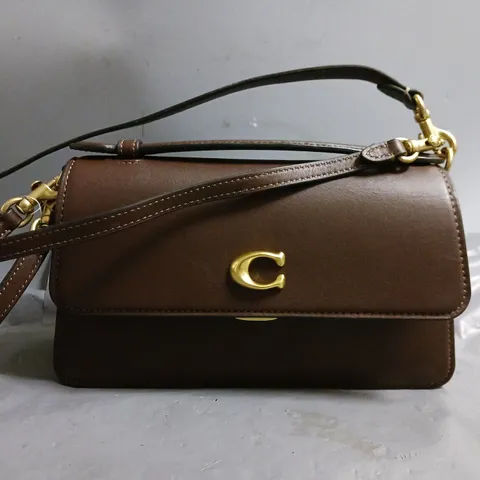 COACH JUNO BROWN SHOULDER BAG 