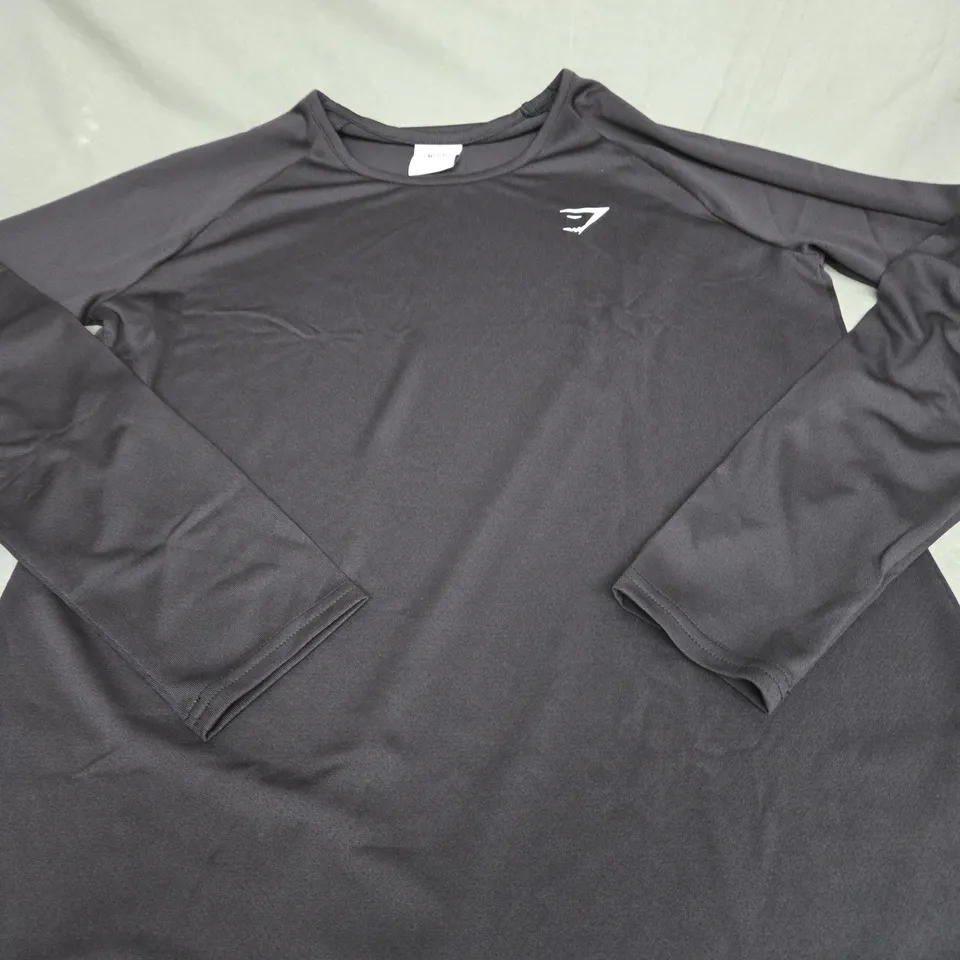 GYMSHARK LONG SLEEVED TOP SIZE L