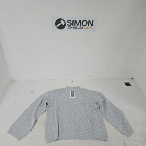 LA MAREY KNIT SWEATER – WOMEN'S, UK SMALL, GREY