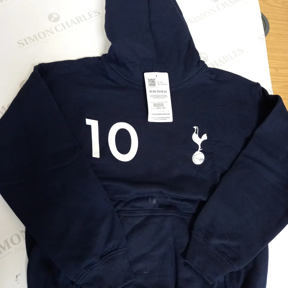 TOTTENHM HOTSPURS MADDISON JUMPER NUMBER 10 SIZE 9-10 YEARS